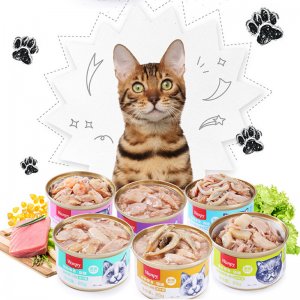 Wanpy頑皮貓罐頭口白肉罐頭