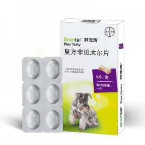 拜耳金毛泰迪犬寵物邊牧拜寵清驅蟲藥6片