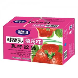 完達山酸酸乳草莓味乳味飲品250mlx24盒