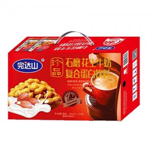 完達山珍品石磨花生牛奶飲品250mlx24盒