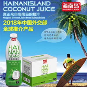 海南島清新版果肉椰子汁1kg
