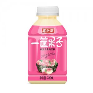 客加滿一筐果子桃汁350ml