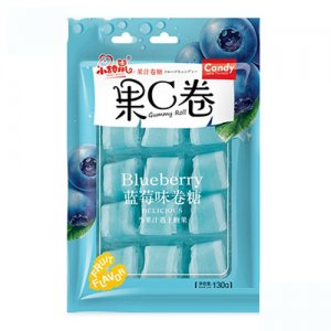 小甜鼠果C卷藍莓味卷糖130g