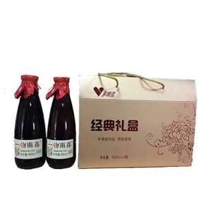 多維佳一物兩喜桑葚果肉果汁飲料經典禮盒900mlx4