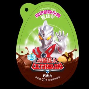 童領蛋精靈巧克力大蛋-超人蛋30克綠色
