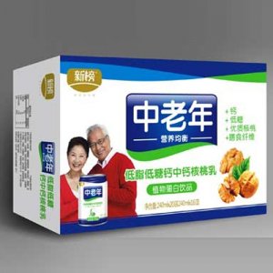 新榜中老年低脂低糖鈣中鈣核桃乳