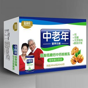 新榜中老年低脂低糖中鈣核桃乳