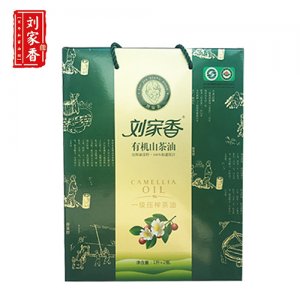 劉家香食用有機山茶油1lx2瓶