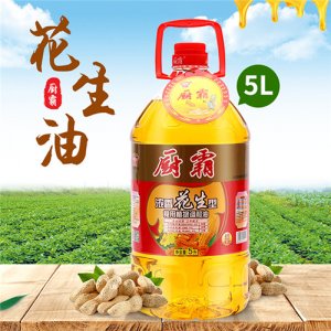 廚霸濃香花生型食用植物調(diào)和油5l