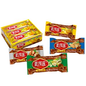 美莎蓮50g、100g果仁巧克力