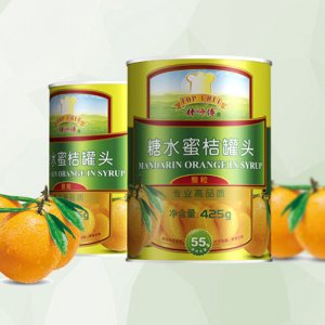棒師傅糖水蜜桔罐頭