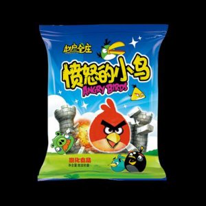 趙戶全莊憤怒的小鳥膨化食品藍
