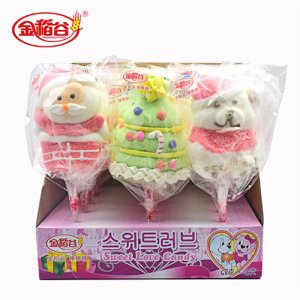 金稻谷圣誕造型棉花糖糖果48g