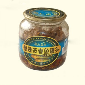 海上魚鄉香辣多春魚罐頭190g