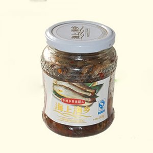 海上魚鄉香辣多春魚罐頭168g