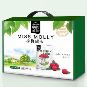 莫莉果園馬口鐵罐裝楊梅罐頭