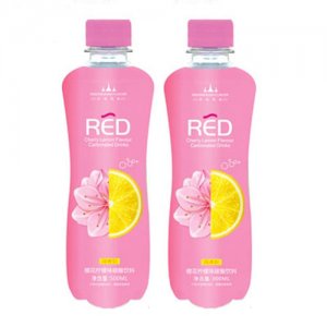 u幕櫻花檸檬碳酸飲料500ml