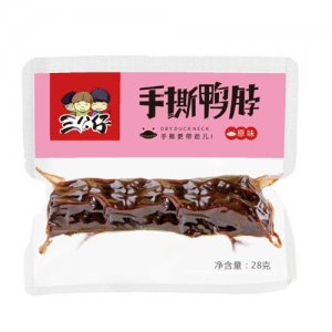 三公仔手撕鴨脖原味28g