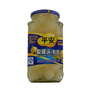平安梨罐頭（梨球）860g
