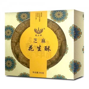 朱三豐芝麻花生酥350g