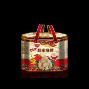 宮皇蜂蜜麻糖梅花鐵盒