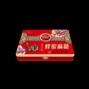 宮皇蜂蜜麻糖長形鐵盒