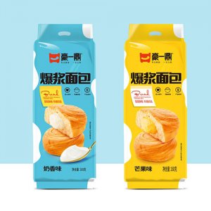 豪一鼎爆漿面包160g