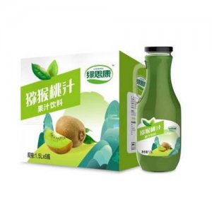 綠思康獼猴桃汁果汁飲料1.5LX6
