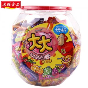 蘇旺大大柔軟泡泡糖什錦味桶裝
