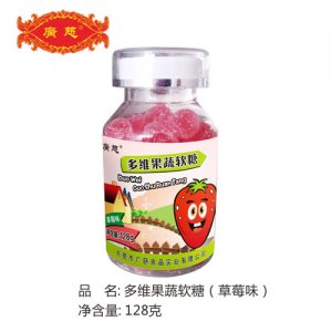 廣慈多維果蔬軟糖草莓味128g