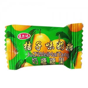 美爾達桔子味奶糖