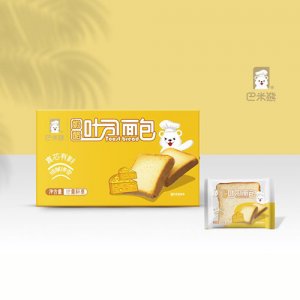巴米熊奶酪吐司面包箱裝
