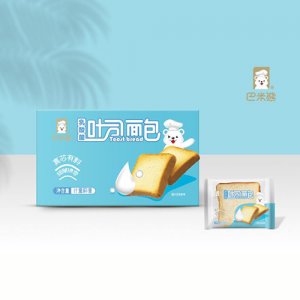 巴米熊奶乳酸菌吐司面包箱裝