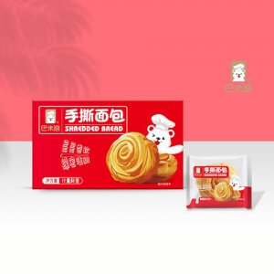 巴米熊手撕面包箱裝
