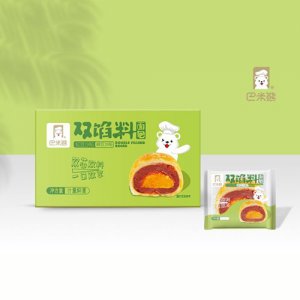 巴米熊雙餡料紅豆+綠豆面包箱裝