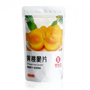 果然紅黃桃脆片100g