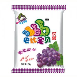 巴比寶貝葡萄味夾心軟糖