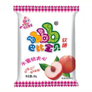 巴比寶貝水蜜桃味夾心軟糖