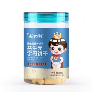 迪利凱益生元字母餅干90g