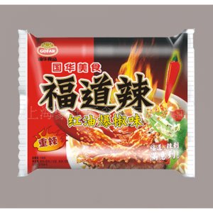 國華美食豪比可福道辣紅油面