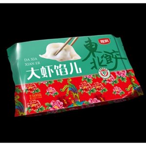 嬋娟大蝦餡兒餃子