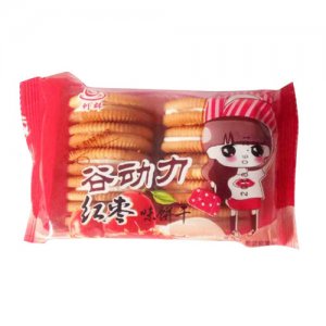 利群紅棗味餅干散裝稱重
