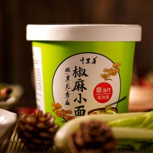 千里薯椒麻小面桶裝方便面