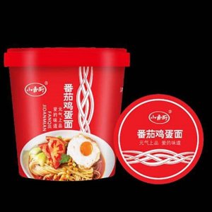 小香廚番茄雞蛋面紅桶裝