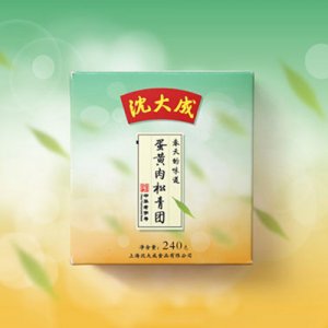 沈大成蛋黃肉松青團