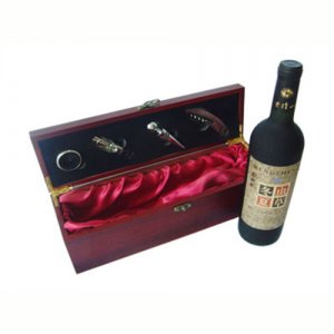 蒙正單支紅木盒冬蟲夏草精品干紅葡萄酒