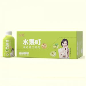 國(guó)傲水果町葡萄果肉果汁飲料360mlx15瓶