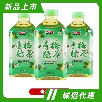 沃森1L果汁青梅綠茶味飲料大瓶裝
