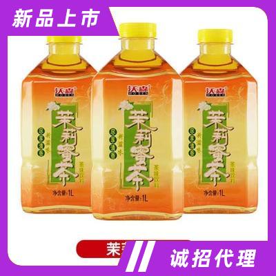 沃森1L果汁茉莉蜜茶茶味飲料大瓶裝