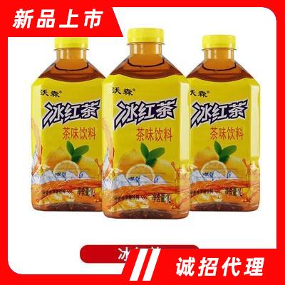 沃森1L果汁冰紅茶味飲料大瓶裝